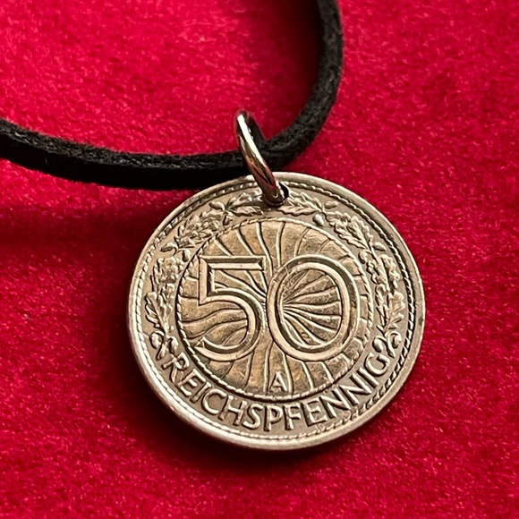 Jewelry - Germany coin pendant necklace